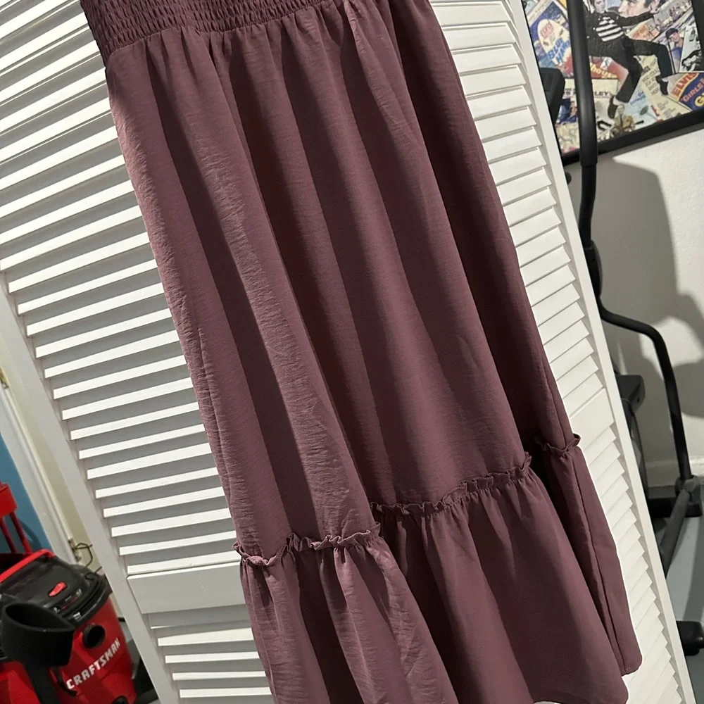 Bellamie Long Sleeve Plum Dress - Picture 3 of 9